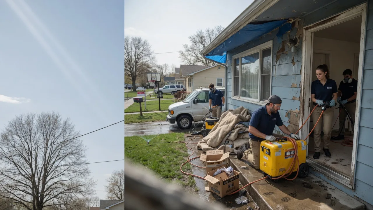 Basement Flood Cleanup in Langdon, ND near me